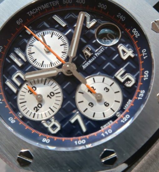 Replica Audemars Piguet JF Royal Oak Offshore 26470ST Navy Blue Theme A3126 - Image 2