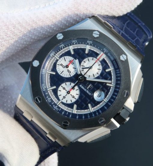 Replica Audemars Piguet JF Royal Oak Offshore 26400 Blue Dial A3126 - Image 2
