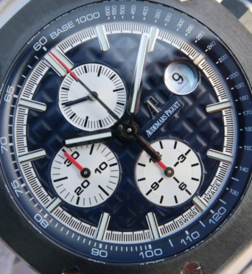 Replica Audemars Piguet JF Royal Oak Offshore 26400 Blue Dial A3126 - Image 3
