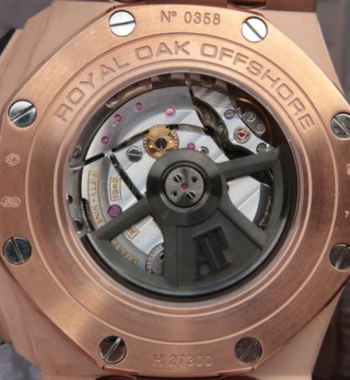 Replica Audemars Piguet JF Royal Oak Offshore RG 26400RO Black Ceramic Bezel A3126 - Image 5