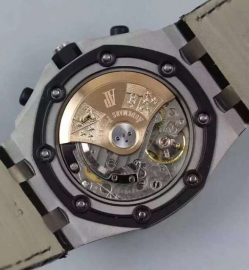 Replica Audemars Piguet JF Royal Oak Offshore SS Full Paved Diamonds A7750 - Image 6