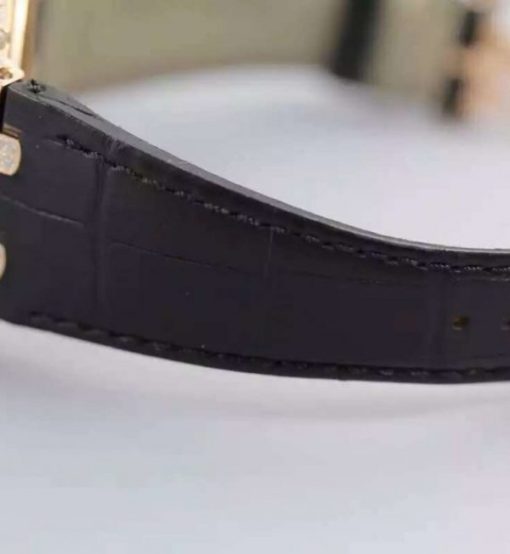 Replica Audemars Piguet JF Royal Oak Offshore RG Full Paved Diamonds Leather Strap A7750 - Image 5