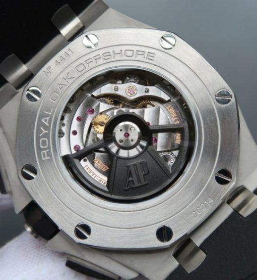 Replica Audemars Piguet JF Royal Oak Offshore 44mm White/Black Dial Rubber Strap A3126 - Image 5