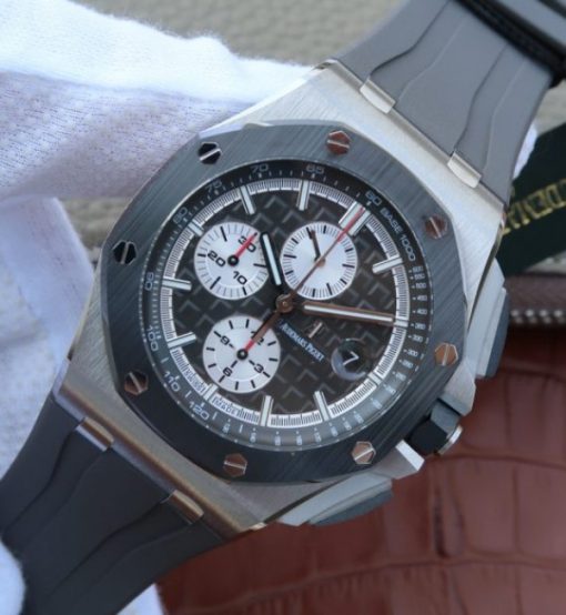 Replica Audemars Piguet JF Royal Oak Offshore 2017 44mm Titanium Gray Dial A3126 - Image 2