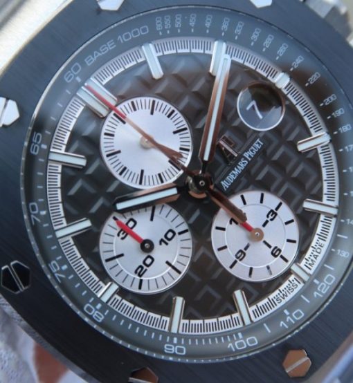 Replica Audemars Piguet JF Royal Oak Offshore 2017 44mm Titanium Gray Dial A3126 - Image 3