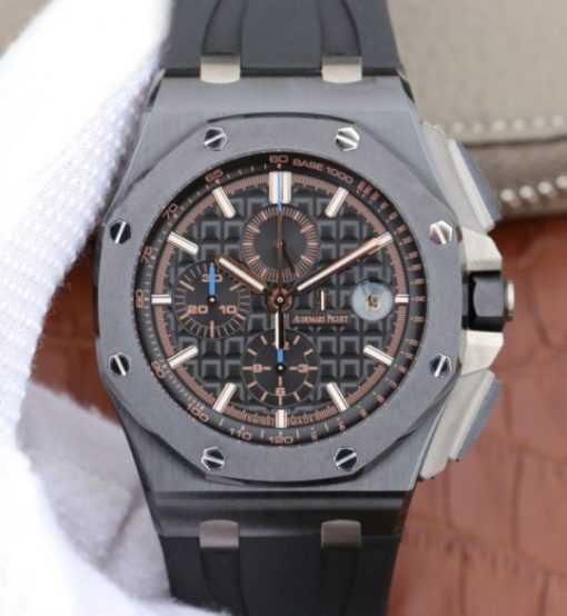 Replica Audemars Piguet JF Royal Oak Offshore 2017 Real Ceramic Black Dial A3126