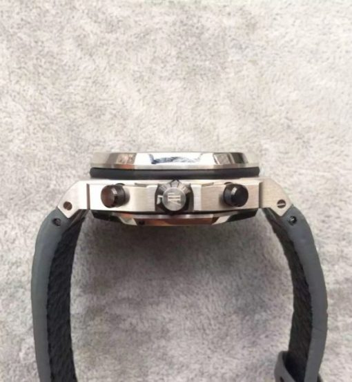 Replica Audemars Piguet JF Royal Oak Offshore Gray Theme Gray Leather Strap A3126 - Image 5