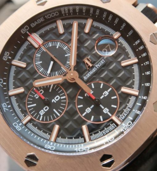 Replica Audemars Piguet JF Royal Oak Offshore 2017 RG Updated Black Ceramic Bezel A3126 - Image 2