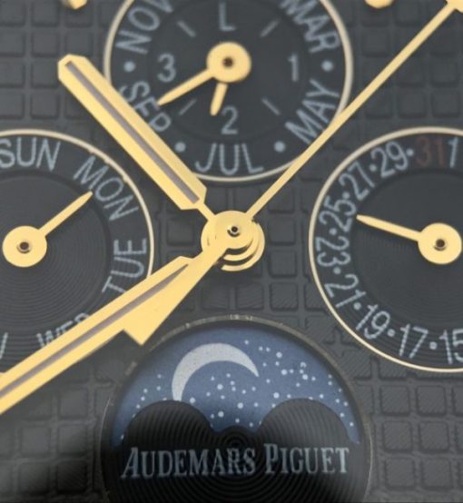 Replica Audemars Piguet JF Royal Oak 41mm 26574 YG Black Textured Dial A5134 - Image 7