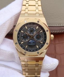 Replica Audemars Piguet JF Royal Oak 41mm 26574 YG Black Textured Dial A5134