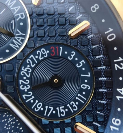 Replica Audemars Piguet JF Royal Oak 41mm 26574 YG Blue Dial White Hand A5134 - Image 5