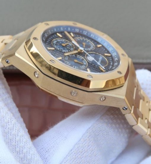 Replica Audemars Piguet JF Royal Oak 41mm 26574 YG Blue Dial White Hand A5134 - Image 9