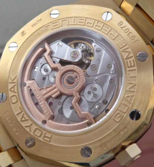 Replica Audemars Piguet JF Royal Oak 41mm 26574 YG Blue Dial White Hand A5134 - Image 12