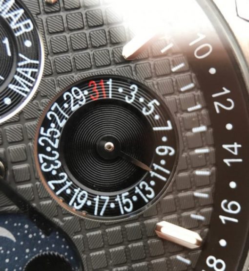 Replica Audemars Piguet JF Royal Oak 41mm 26574 SS Black Textured Dial A5134 - Image 5
