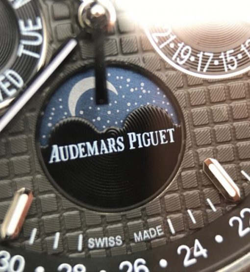 Replica Audemars Piguet JF Royal Oak 41mm 26574 SS Black Textured Dial A5134 - Image 6