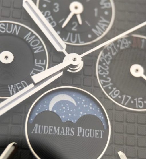 Replica Audemars Piguet JF Royal Oak 41mm 26574 SS Black Textured Dial A5134 - Image 7