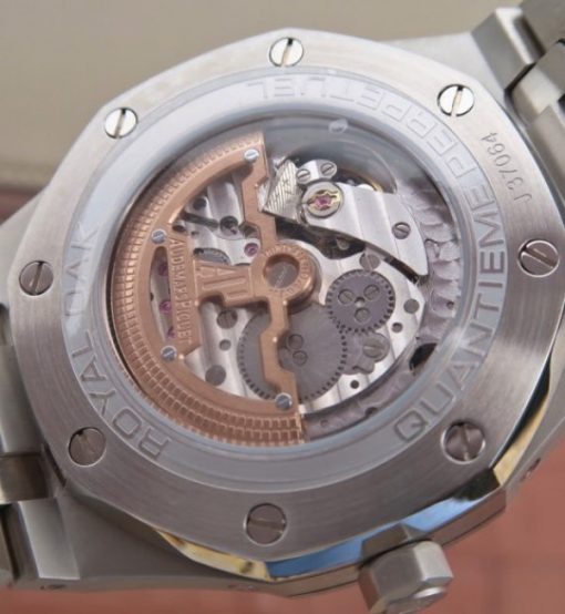 Replica Audemars Piguet JF Royal Oak 41mm 26574 SS Black Textured Dial A5134 - Image 10