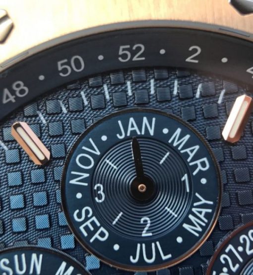 Replica Audemars Piguet JF Royal Oak 41mm 26574 RG Blue Dial White Hand A5134 - Image 4