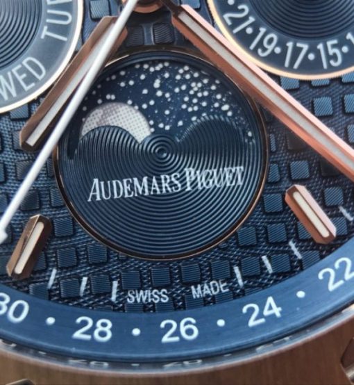 Replica Audemars Piguet JF Royal Oak 41mm 26574 RG Blue Dial White Hand A5134 - Image 6