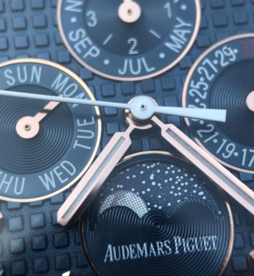 Replica Audemars Piguet JF Royal Oak 41mm 26574 RG Blue Dial White Hand A5134 - Image 7
