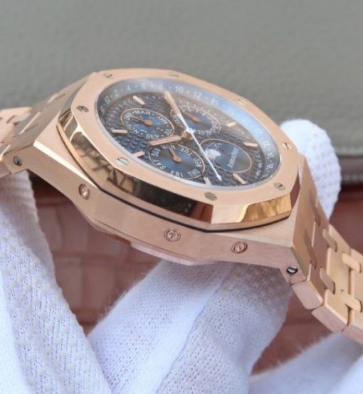 Replica Audemars Piguet JF Royal Oak 41mm 26574 RG Blue Dial White Hand A5134 - Image 9