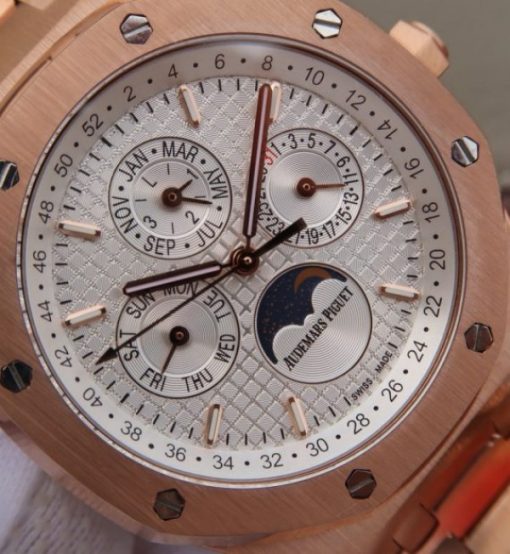 Replica Audemars Piguet JF Royal Oak 41mm 26574 RG White Dial A5134 - Image 3