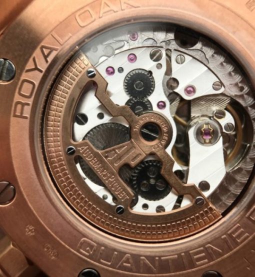 Replica Audemars Piguet JF Royal Oak 41mm 26574 RG White Dial Leather Strap A5134 - Image 13