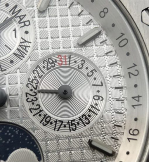 Replica Audemars Piguet JF Royal Oak 41mm 26574 SS White Dial SS Bracelet A5134 - Image 5