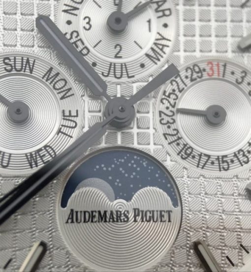 Replica Audemars Piguet JF Royal Oak 41mm 26574 SS White Dial SS Bracelet A5134 - Image 7