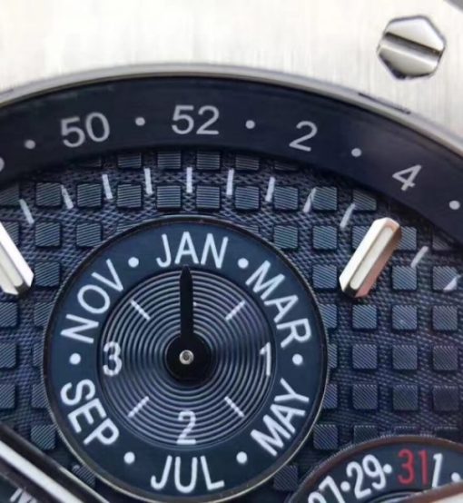 Replica Audemars Piguet JF Royal Oak 41mm 26574 SS Blue Dial SS Bracelet A5134 - Image 9
