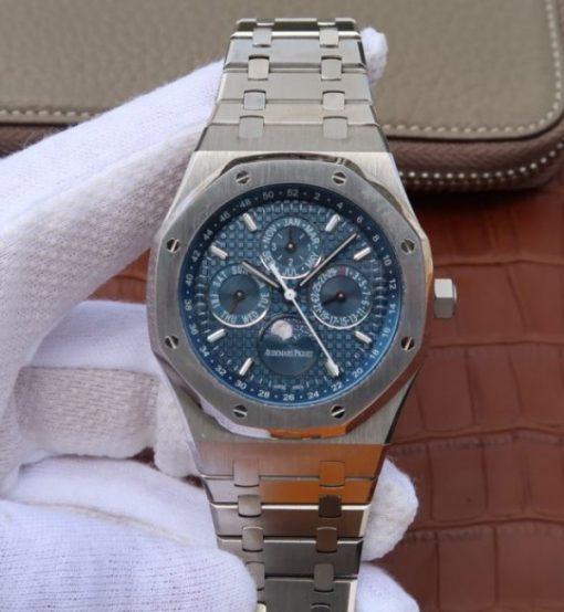Replica Audemars Piguet JF Royal Oak 41mm 26574 SS Blue Dial SS Bracelet A5134