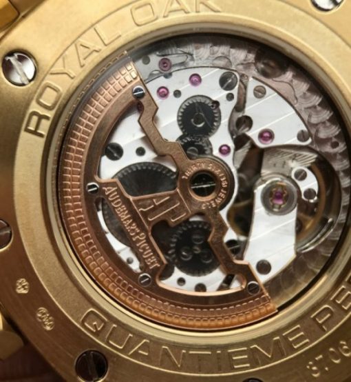 Replica Audemars Piguet JF Royal Oak 41mm 26574 YG White Dial Leather Strap A5134 - Image 13