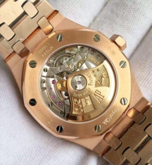 Replica Audemars Piguet JF Royal Oak 37mm 15450 RG Gray Dial RG Bracelet A3120 - Image 4