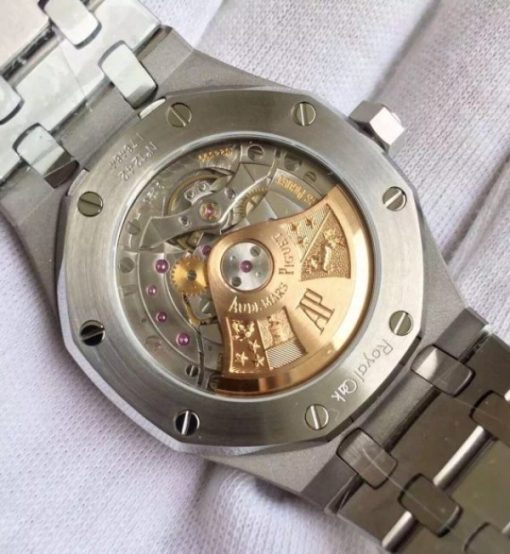 Replica Audemars Piguet JF Royal Oak 37mm 15450 Gray Dial SS Bracelet A3120 - Image 4