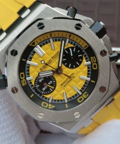 Replica Audemars Piguet JF Royal Oak Offshore Diver Chronograph Yellow A3126