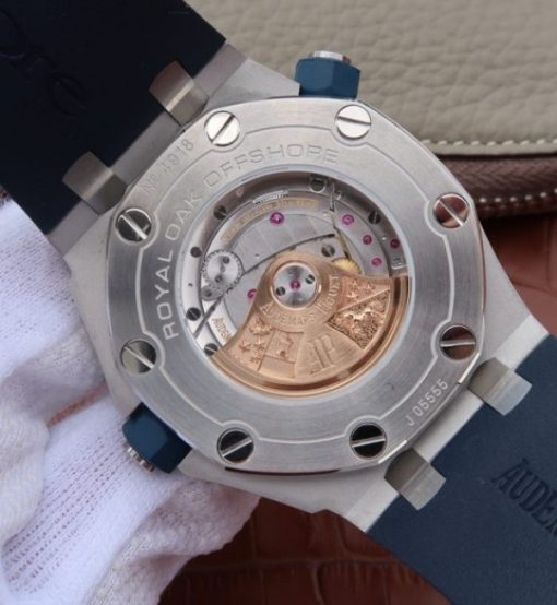 Replica Audemars Piguet JF Royal Oak Offshore Diver 2017 Blue 15710 Rubber Strap A3120 - Image 7