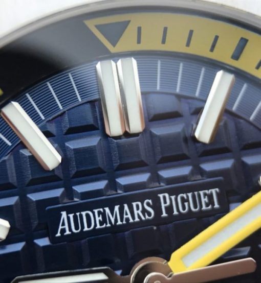 Replica Audemars Piguet JF Royal Oak Offshore Diver 2017 Blue 15710 Rubber Strap A3120 - Image 10