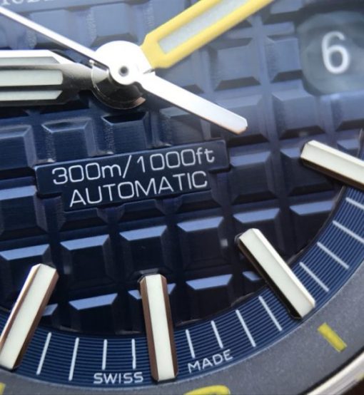 Replica Audemars Piguet JF Royal Oak Offshore Diver 2017 Blue 15710 Rubber Strap A3120 - Image 11
