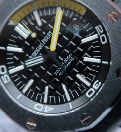 Replica Audemars Piguet JF Royal Oak Offshore Diver Forged Carbon Rubber Strap A3120 - Image 2