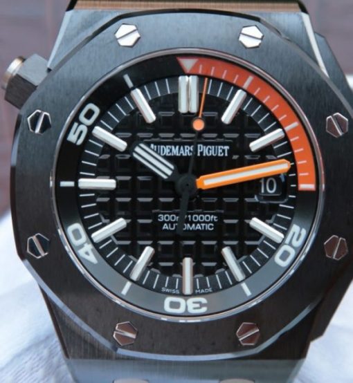Replica Audemars Piguet JF Royal Oak Offshore Diver Real Ceramic Rubber Strap A3120 - Image 3