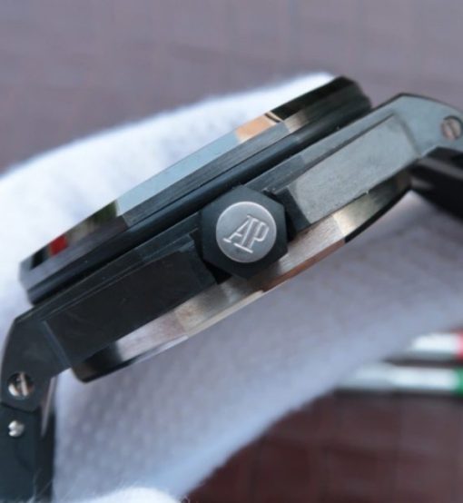 Replica Audemars Piguet JF Royal Oak Offshore Diver Real Ceramic Rubber Strap A3120 - Image 4