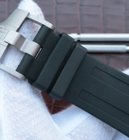 Replica Audemars Piguet JF Royal Oak Offshore Diver Real Ceramic Rubber Strap A3120 - Image 7