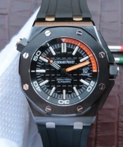 Replica Audemars Piguet JF Royal Oak Offshore Diver Real Ceramic Rubber Strap A3120