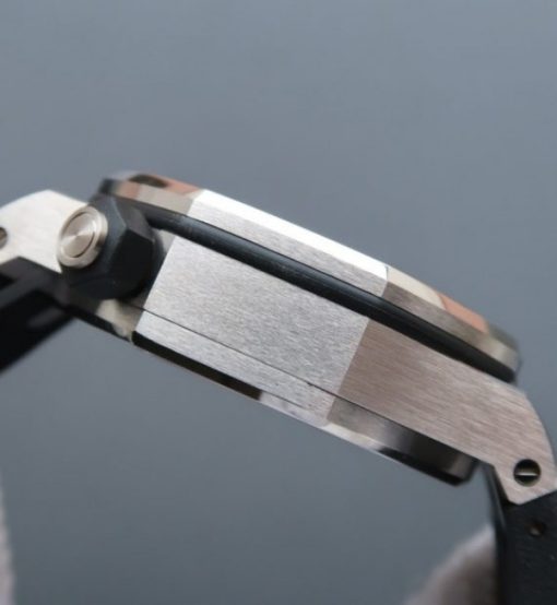 Replica Audemars Piguet JF Royal Oak Offshore Diver 15710 Black Dial Rubber Strap A3120 - Image 4