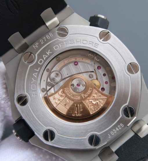 Replica Audemars Piguet JF Royal Oak Offshore Diver 15710 Black Dial Rubber Strap A3120 - Image 5