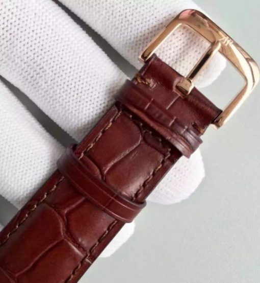 Replica Audemars Piguet Jules Audemars 15170 RG White Dial Leather Strap A3120 - Image 6