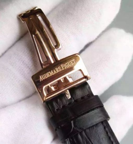 Replica Audemars Piguet Jules Audemars Tourbillon RG Black Dial - Image 8