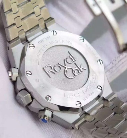 Replica Audemars Piguet Royal Oak Chronograph SS Gray Dial SS Bracelet A7750 - Image 4
