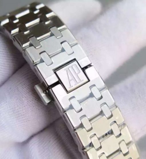 Replica Audemars Piguet Royal Oak Chronograph SS Gray Dial SS Bracelet A7750 - Image 6