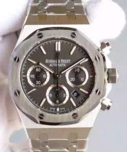 Replica Audemars Piguet Royal Oak Chronograph SS Gray Dial SS Bracelet A7750